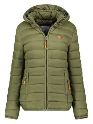 Geographical Norway Kurtka pikowana "Atikolor" w kolorze zielonym rozmiar: 3XL. Zielone kurtki damskie Geographical Norway, xl, bez wzorów, bez kaptura. Za 143.90 zł.