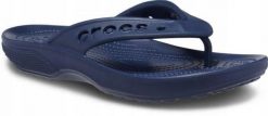 Japonki Dla Dorosłych Crocs Baya II Flip. Zielone klapki damskie Crocs, bez wzorów, z materiału, bez obcasa, bez zapięcia. Za 99.99 zł.