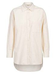 Herrlicher Koszula "Jamina" w kolorze kremowym rozmiar: XS. Brązowe koszule damskie Herrlicher, xs, bez wzorów, bez kołnierzyka, bez ramiączek. Za 165.99 zł.