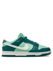 Nike Sneakersy Dunk Low DD1503 301 Zielony. Zielone obuwie sportowe damskie Nike, ze skóry, bez zapięcia. Za 369.99 zł.
