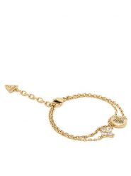 Guess Bransoletka JUBB06 469JW Złoty. Żółte bransoletki damskie Guess, ze stali. Za 299.99 zł.