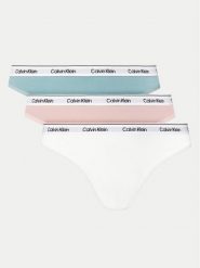 Calvin Klein Underwear Komplet 3 par stringów Thong 3Pk 000QD5209E Kolorowy. Komplety bielizny Calvin Klein Underwear, bez wzorów, z bawełny. Za 119.99 zł.
