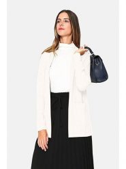 ASSUILI Kardigan w kolorze kremowym rozmiar: 42. Brązowe kardigany damskie Assuili, bez wzorów, z kaszmiru. Za 162.87 zł.