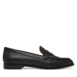 Mokasyny LAUREN RALPH LAUREN. Czarne mokasyny damskie Lauren Ralph Lauren, bez obcasa. Za 879.99 zł.