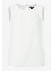 More & More Bluzka w kolorze białym rozmiar: 40. Białe bluzki damskie More & More, bez wzorów, bez kołnierzyka, bez ramiączek. Za 87.61 zł.