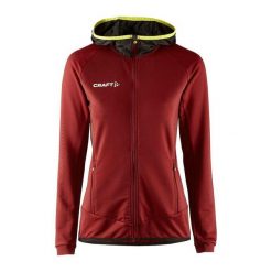 Damska kurtka dresowa z pełnym zamkiem błyskawicznym Craft Extend. Niebieskie kurtki sportowe damskie Craft, xs, bez wzorów, z dresówki, bez kaptura. Za 368.95 zł.