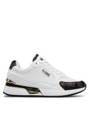 Guess Sneakersy Moxea FL5MOX FAL12 Biały. Białe obuwie sportowe damskie Guess, ze skóry, bez zapięcia. Za 339.99 zł.