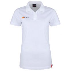 Damska koszulka polo Grays Hockey Tangent. Białe koszulki damskie GRAYS, bez wzorów, bez kołnierzyka, bez ramiączek. Za 213.00 zł.