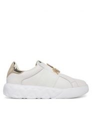 LOVE MOSCHINO Sneakersy JA15064G1MIA610A Biały. Białe obuwie sportowe damskie Love Moschino, ze skóry, bez zapięcia. Za 589.99 zł.