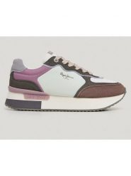Pepe Jeans FOOTWEAR Sneakersy "Rusper Mania" w kolorze biało-oliwkowym rozmiar: 40. Białe obuwie sportowe damskie Pepe Jeans FOOTWEAR, z jeansu, bez zapięcia. Za 166.88 zł.