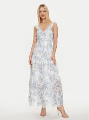 Guess Sukienka letnia Sl Palma Long W4GK46 WG571 Kolorowy Regular Fit. Sukienki damskie Guess, z aplikacjami, z bawełny, bez ramiączek. Za 439.99 zł.