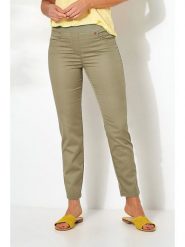 Relaxed by TONI Spodnie w kolorze khaki rozmiar: W21. Brązowe spodnie materiałowe damskie Relaxed by TONI, bez wzorów, z materiału. Za 123.53 zł.