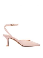 DeeZee Czółenka CEO-CWBFS11610 Różowy. Czerwone czółenka damskie DeeZee, bez wzorów, z materiału, bez obcasa. Za 129.99 zł.