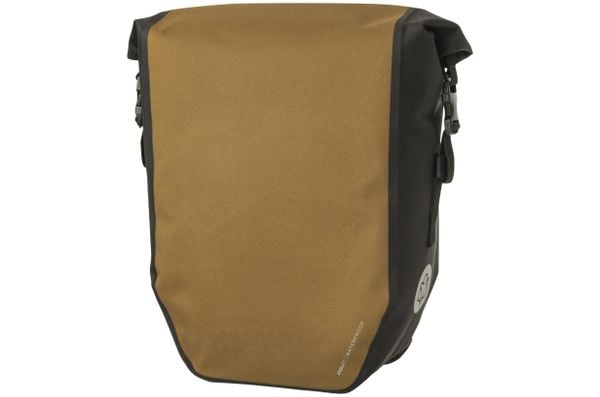 Torba rowerowa Shelter Large 21L wodoodporna brązowa. Brązowe torby na laptopa AGU, bez wzorów, z materiału. Za 288.95 zł.