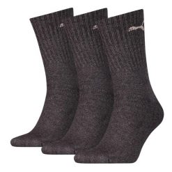 Puma Skarpety Sport Crew 3-Pack 88035504. Szare skarpetki damskie Puma, bez wzorów. Za 49.99 zł.
