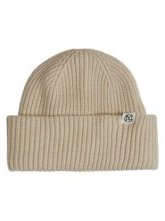 MOSS COPENHAGEN Czapka "Galine" w kolorze kremowym rozmiar: onesize. Brązowe czapki damskie Moss Copenhagen, bez wzorów, z materiału. Za 69.99 zł.