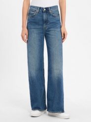 Levi's Dżinsy - Szeroka nogawka w prążki Kobiety Bawełna niebieski, 28-32. Niebieskie jeansy damskie Levi's. Za 429.95 zł.