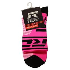 Skarpetki Rox R-running Step Medium Height Pink Flúor 35-38. Czerwone skarpetki damskie Roxy, bez wzorów, z elastanu. Za 1,297.99 zł.