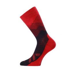 Skarpety merino FWO. Niebieskie skarpetki damskie LASTING, bez wzorów, z elastanu. Za 67.00 zł.