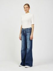 GANG JEANS Dżinsy "Jessi" - Flared fit - w kolorze granatowym rozmiar: W30. Niebieskie jeansy damskie GANG JEANS. Za 314.95 zł.