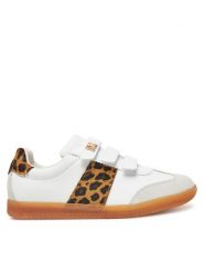 Steve Madden Sneakersy Eileen SM11003800 Biały. Białe obuwie sportowe damskie Steve Madden, ze skóry, bez zapięcia. W wyprzedaży za 279.99 zł.