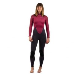 Całka - Neopren damski 3-2mm. Czerwone kombinezony damskie HANA OUTDOORS, l, bez wzorów, z materiału, sportowe, bez kołnierzyka, bez ramiączek, długie. Za 549.99 zł.