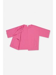 Josephine & Co Kardigan "Jasmijn" w kolorze różowym rozmiar: XL. Różowe kardigany damskie Josephine & Co, xl, bez wzorów, z wełny. Za 262.91 zł.