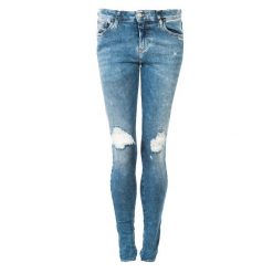 Diesel Jeansy "Slandy" | 00SXJN-084UF | Slandy | Kobieta | Niebieski. Niebieskie jeansy damskie Diesel, bez wzorów, z bawełny. W wyprzedaży za 359.00 zł.