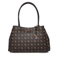Torebka Guess. Brązowe shopper bag Guess, bez dodatków. Za 719.99 zł.