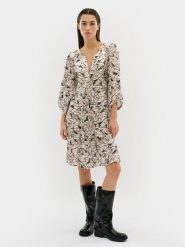 Karen by Simonsen Sukienka codzienna Marbella 10104894 Beżowy Regular Fit. Brązowe sukienki damskie Karen by Simonsen, bez wzorów, z wiskozy, bez ramiączek. Za 309.99 zł.