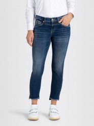 MAC Dżinsy "Rich" - Slim fit - w kolorze granatowym rozmiar: 42/L26. Niebieskie jeansy damskie MAC. Za 217.99 zł.