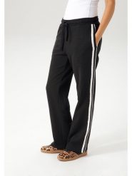 Aniston Spodnie dresowe w kolorze czarnym rozmiar: 48. Czarne spodnie dresowe damskie Aniston, bez wzorów, z dresówki. Za 70.08 zł.