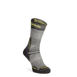 Skarpety turystyczne Bridgedale Hike UL T2 Coolmax Performance Boot. Szare skarpetki damskie Bridgedale, bez wzorów, z elastanu. Za 87.99 zł.