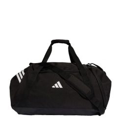 TORBA TIRO DUFFLE LARGE. Białe torby sportowe Adidas, bez wzorów, z materiału, duże. Za 199.00 zł.