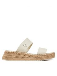 Calvin Klein Jeans Espadryle Sporty Rope Mg Lth Webbing YW0YW01704 Beżowy. Brązowe espadryle damskie Calvin Klein Jeans, bez wzorów, z jeansu, bez obcasa. Za 189.99 zł.