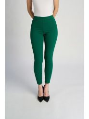 Marks & Spencer Jegginsy w kolorze zielonym rozmiar: 36/L31. Zielone jeansy damskie Marks & Spencer, bez wzorów, z materiału. Za 32.83 zł.
