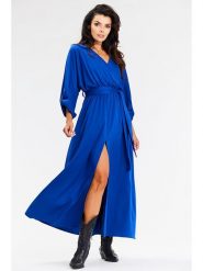 Awama Sukienka w kolorze niebieskim rozmiar: S. Niebieskie sukienki damskie Awama, bez wzorów, bez ramiączek. Za 164.99 zł.