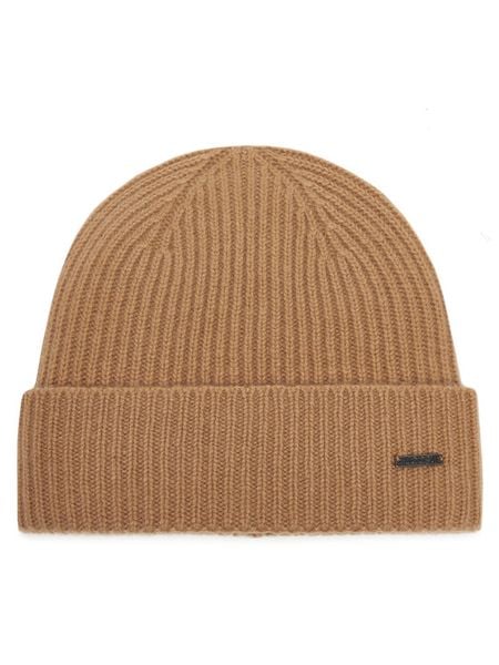 JOOP! Czapka Fenol 30039471 Beżowy. Brązowe czapki damskie Joop!, na zimę, bez wzorów, z kaszmiru. Za 349.99 zł.