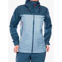 Kurtka z membraną damska Rab Arc Eco Jacket. Zielone kurtki damskie RAB, bez wzorów, bez kaptura. Za 860.99 zł.