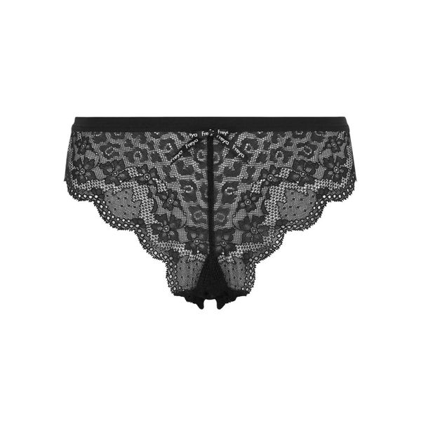 Stringi damskie Freya Fancies. Czarne stringi Freya, bez wzorów, z bawełny. Za 150.00 zł.
