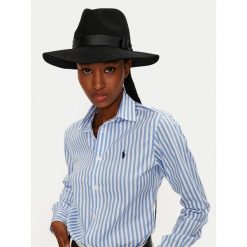 Kapelusz LAUREN RALPH LAUREN. Czarne kapelusze damskie Lauren Ralph Lauren, bez wzorów. Za 379.99 zł.