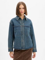 Opus Damska kurtka pudełkowa - Jaspa Kobiety Bawełna niebieski jednolity, 36. Niebieskie kurtki damskie Opus, uniwersalny, bez wzorów, z bawełny, bez kaptura. Za 449.95 zł.