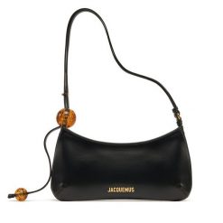 Torebka JACQUEMUS. Czarne torebki wieczorowe damskie JACQUEMUS, bez wzorów, bez dodatków. Za 2,429.00 zł.