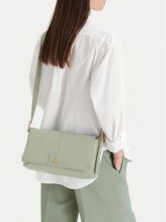 Beverly Hills Polo Club Torebka CEO-BHPC-C-019-09 Zielony. Zielone listonoszki damskie Beverly Hills Polo Club, bez wzorów, z materiału, bez dodatków. Za 219.99 zł.