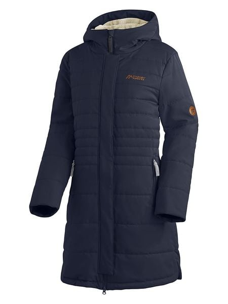 Maier Sports Płaszcz pikowany "Laerke 2.0" w kolorze granatowym rozmiar: 38. Niebieskie płaszcze damskie Maier Sports, bez wzorów, bez kaptura. Za 459.04 zł.