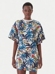 Adidas Sukienka codzienna Farm Rio KD2194 Niebieski Oversize. Niebieskie sukienki damskie Adidas, bez wzorów, z bawełny, bez ramiączek. Za 239.99 zł.