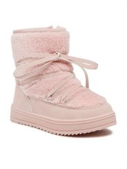 Nelli Blu Kozaki CM220117-11 Różowy. Czerwone kozaki dziewczęce Nelli Blu, bez wzorów, z materiału, bez obcasa, bez zapięcia. Za 69.99 zł.