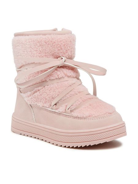 Nelli Blu Kozaki CM220117-11 Różowy. Czerwone kozaki dziewczęce Nelli Blu, bez wzorów, z materiału, bez obcasa, bez zapięcia. Za 69.99 zł.