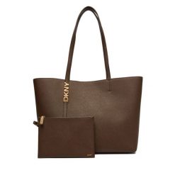 Torebka DKNY. Brązowe torebki klasyczne damskie DKNY, bez dodatków. Za 1,229.00 zł.