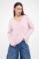Sweter damski jedwabny Rania WEEKEND MAX MARA. Swetry klasyczne damskie Weekend Max Mara, l, z jedwabiu, bez kołnierzyka. W wyprzedaży za 831.20 zł.